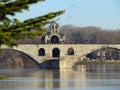 Avignon, Pont Saint Benezet - Bridge, France Royalty Free Stock Photo