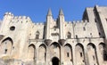 Avignon Pope palace, France. Royalty Free Stock Photo
