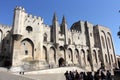 Avignon Pope palace, France. Royalty Free Stock Photo