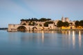 Bridge Saint-BÃÂ©nezet in Avignon, Provence, France Royalty Free Stock Photo