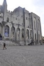 Avignon, 10th september: Palais des Papes or Palace of Popes building details from Avignon Popes Site in Provence France