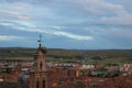 Avila Ancient Medieval City Walls Castle Swallows Castile Spain. Avila described as most 16th century town in Spain. Walls created Royalty Free Stock Photo