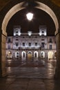 Avila City Hall at night