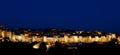 Avila at night, Castile and Leon, Spain Royalty Free Stock Photo