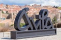 Avila view from Los cuatro postes