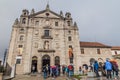 AVILA, SPAIN - OCTOBER 19, 2017: Santa Teresa church in Avil