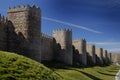 Avila, spain, wall and towers Royalty Free Stock Photo