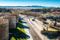 Avila townscape seen from the medieval city wall