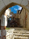 Avio castle courtyard Royalty Free Stock Photo