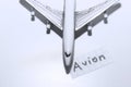 Avion word in Spanish for Plane in English