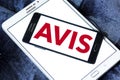 Avis car rental company logo