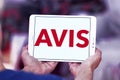 Avis car rental company logo