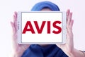 Avis car rental company logo