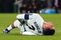 2022 FIFA World Cup Qualifier, Ireland versus Portugal; Cristiano Ronaldo in pain after being fouled