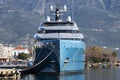 Aviva super yacht anchoed in Kalamata seaside city, Greece