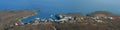 Avlemonas panorama, Kythera, Greece Royalty Free Stock Photo