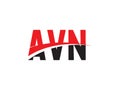 AVN Letter Initial Logo Design Vector Illustration Royalty Free Stock Photo