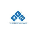 AVN letter logo design on white background. AVN creative initials letter logo concept. AVN letter design Royalty Free Stock Photo