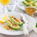 Avocado appetizer Royalty Free Stock Photo