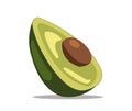 Avocado Flat Design Fruit Icon