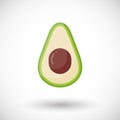 Avocado flat icon