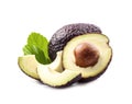 Avocado fruits closeup Royalty Free Stock Photo