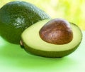 Avocado in half Royalty Free Stock Photo