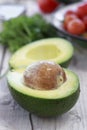 Avocado half Royalty Free Stock Photo