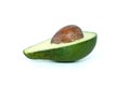 Avocado half with kernel Royalty Free Stock Photo