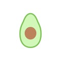 Avocado icon, simple design, Avocado icon clip art.