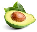 Avocado isolated on white Royalty Free Stock Photo