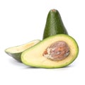 Avocado isolated on white background