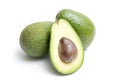 Avocado isolated on a white background