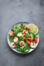 Avocado Shrimp Salad Royalty Free Stock Photo