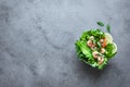 Avocado Shrimp Salad Royalty Free Stock Photo