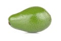 Avocado. Single ripe avocado isolated on white background