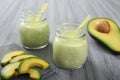 Avocado smoothie Royalty Free Stock Photo