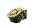 Avocado Sushi, Green Kappamaki Rolls, Traditional Japanese Susi, Abstract Generative AI Illustration
