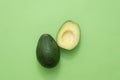 Avocados are a fruit packed with carbohydrates and healthy fats that provide health benefits Royalty Free Stock Photo