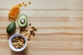 Avocados, nuts, omega-3 complex