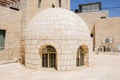 Avraham Avinu Synagogue dome at the Jewish quarter in Hebron Royalty Free Stock Photo