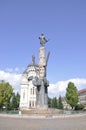 Avram Iancu Monument in Cluj-Napoca from Transylvania region in Romania Royalty Free Stock Photo