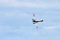 Avro C19 Anson vintage aircraft in flight. Royalty Free Stock Photo