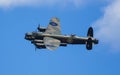 Avro Lancaster Bomber PA474 of the Battle of Britain Memorial Flight over RAF Coningsby, Lincolnshire, UK - August 2017