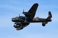 Avro Lancaster WW11 bomber plane Royalty Free Stock Photo