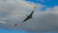 Avro Vulcan with two Folland Gnats