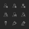 avtar , user , profile , avatar , eps icons set vector