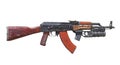 Avtomat Kalashnikova AK-47, kalashnikov isolated on white Royalty Free Stock Photo