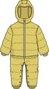 KIDS WEAR COSY SNOW SUIT