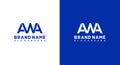 AWA Letter Logo Design. Abstract Letter A W A Logo Design
